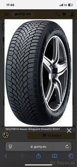 165/70 r14 zimne