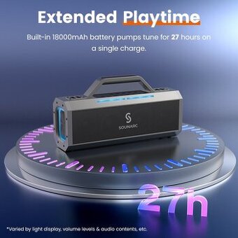 Sounarc K1 je karaoke boombox na rodinnú párty 300W