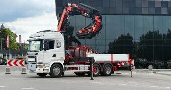 Scania G490 - 6x2 – Valník/Tahač + HR-PalfingerPK 53002 SH - 1