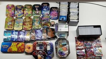 Predám kolekciu Pokémon TCG doplnkov a karier