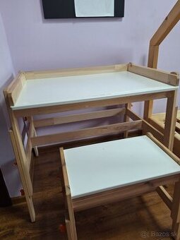 Stolik so stolickou ikea