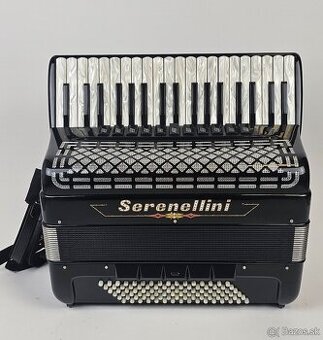 taliansky akordeon harmonika Serenellini, 96 bas 4 hlas