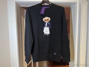 Polo Bear Ralph Lauren 100% Cashmere Purple label Sveter