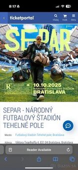 Separ tehelné pole