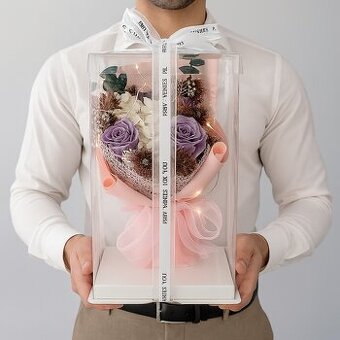 Mydlová kytica s venovaním