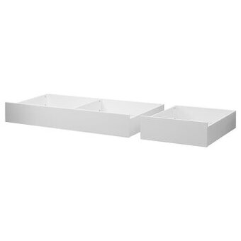 HEMNES Ulozny bx pod pote, 2x2 ks, bielo morene, 00