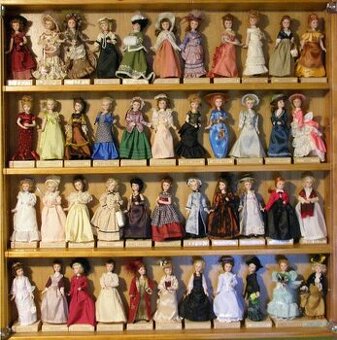 babika porcelanova damy minulych epoch