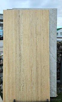 Terasová dlažba gres 2cm, 120x60 Travertín Gold protišmyk