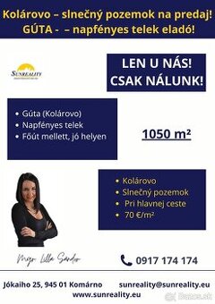 Na predaj POZEMOK - Kolárovo