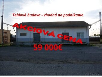 PREDAJ - INVESTIČNÁ PRÍLEŽITOSŤ - BUDOVA SO SKLADOVÝMI PRIES