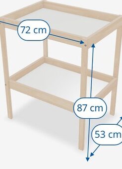 Prebaľovací pult ikea