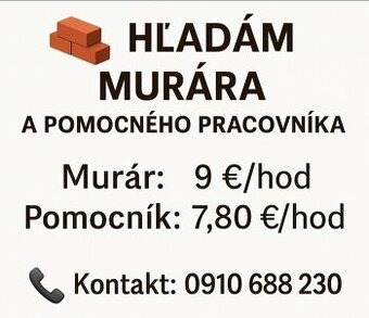 Hľadám murára