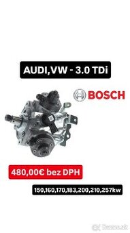 Repasované vysokotlakové čerpadlo BOSCH-AUDI A4,A5,A8,S6,S7