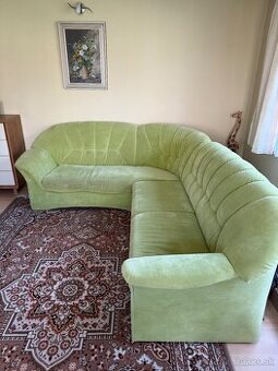 Rohová sedačka rozkladacia