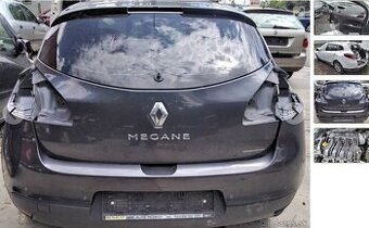 Renault Megane 1.6 2011 predám MOTOR K4MV8, DVERE, NÁRAZNÍK,