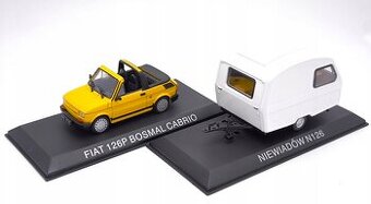 Fiat 126p Bosmal Cabrio s Niewiadow 1:43