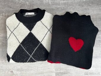 Dámske pletené svetre SHEIN a Pull&Bear