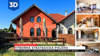 Reštaurácia + bytová jednotka, Rišňovce, Nitra