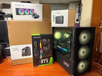 Herný PC, i7-9700KF, 32GB RAM, RTX 3080, 3TB, 750W, DeepCool
