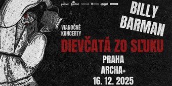 Predám listky na koncert Billy Barman & SĽUK