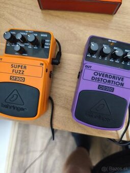 Gitarovy efekt Behringer super fuzz a overdrive distorsion