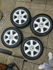 5x112 r16 VW elektróny+letné pneu205/55R16