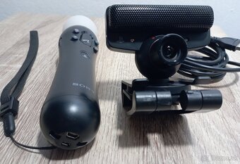 PS MOVE ovládač + PS3 kamera