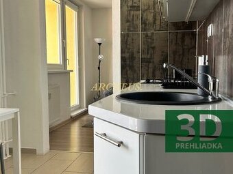 3D / EXKLUZÍVNE / 1 IZBOVÝ BYT (2 BALKÓNY),PRENÁJOM,KEŽMAROK