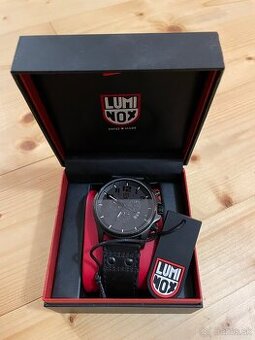 Hodinky Luminox Field Chronoalarm 47 black on black