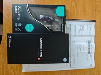 Xiaomi 15 ultra black+ púzdra+ nabíjačka 120w