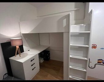 Poschodová posteľ Ikea, skrine