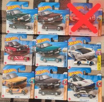 Hot Wheels BMW, Mercedes, Porsche