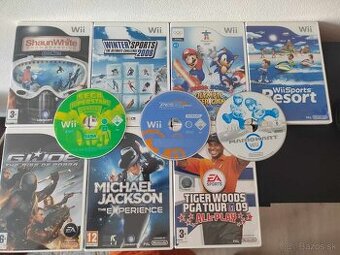 Predám hry na Nintendo Wii