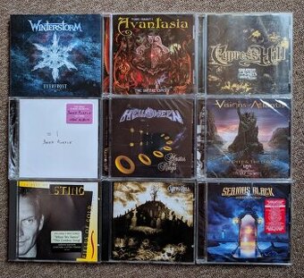 Nové black, heavy, power metal CD