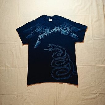 Metallica The black album 1991 čierne tričko s potlačou M