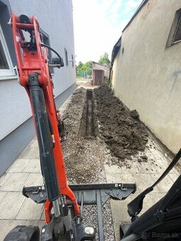 Zemné, výkopové práce a odvoz, dovoz materiálu