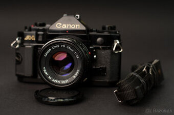 Canon A-1. FD 1:8/50mm