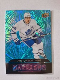 Hokejové kartičky Matthews blue dazzlers