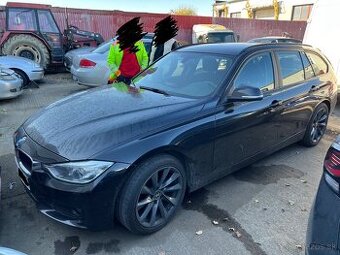 BMW 318D TOURING_R.2014_105kW_2L_ČIERNE KOMBI,TEMPOMAT, NAVI