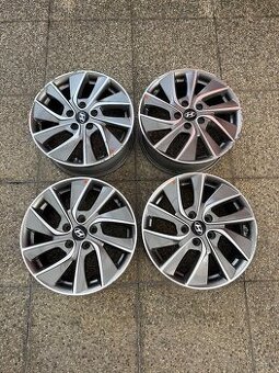 Predám originálne alu disky Hyundai 17” – i30 Fastback, TPMS