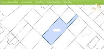Ponúkame na predaj rovinatý pozemok v obci Cabaj-Čápor 780 m