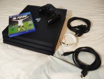 Playstation 4 Pro 1TB + 1x ovládač + 1x hra + káble