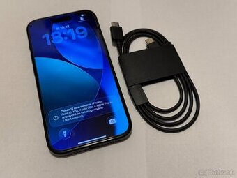 Apple Iphone 15 256Gb čierny , batéria 89% - Pekný stav