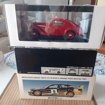 1:18 Skoda Abrex,Mercedes dtm Autoart