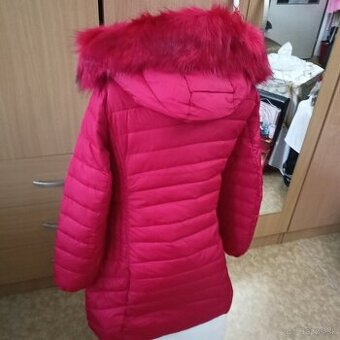 Červená NOVA predĺžená bunda