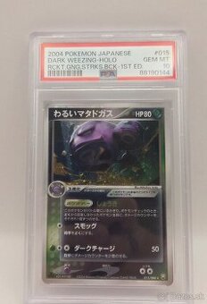 Dark Weezing 2004 Pokémon Jap Rocket Gang 1.Ed.PSA 10