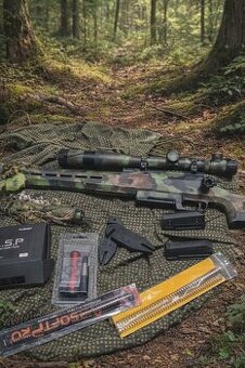 Silverback TAC-41 P (FDE) – Full Upgrade & príslušenstvo