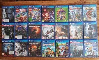 Predám Hry na Playstation 4