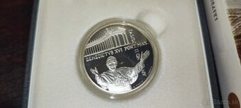 Vatikán proof 10€, 2007, 400. výročie výstavby Kolonády svät