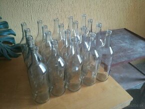Sklenené fľaše 1L 20 ks